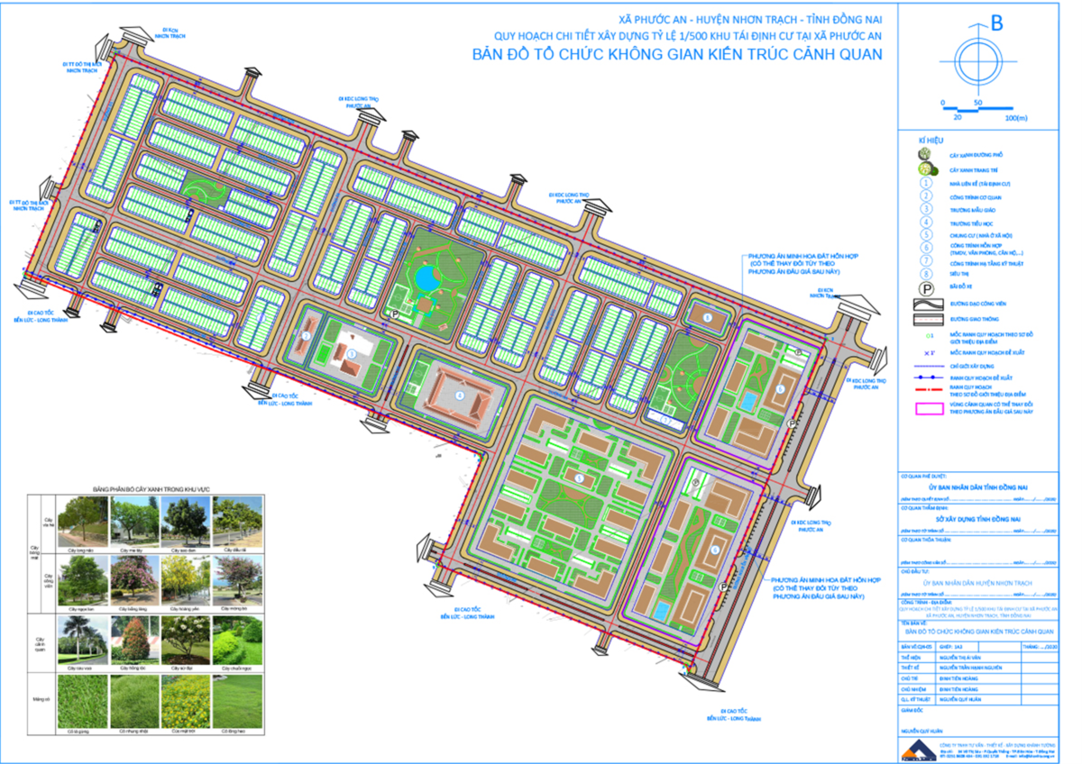 Bản vẽ định hướng phát triển không gian