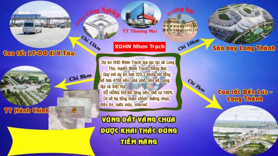 tiện ích dự án xây dựng hà nội nhơn trạch